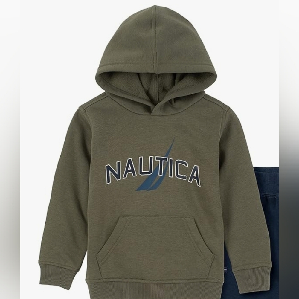 Nautica Kids Green Hoodie